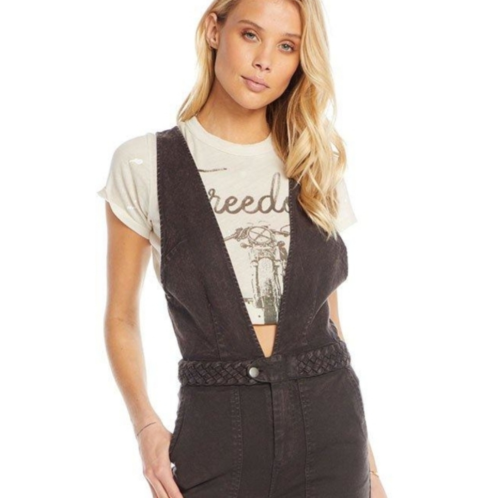 Chaser | Deep V-Neck Jumpsuit - Picture 2 of 16